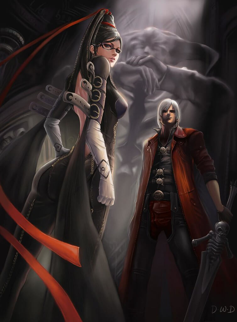Bayonetta and Dante
