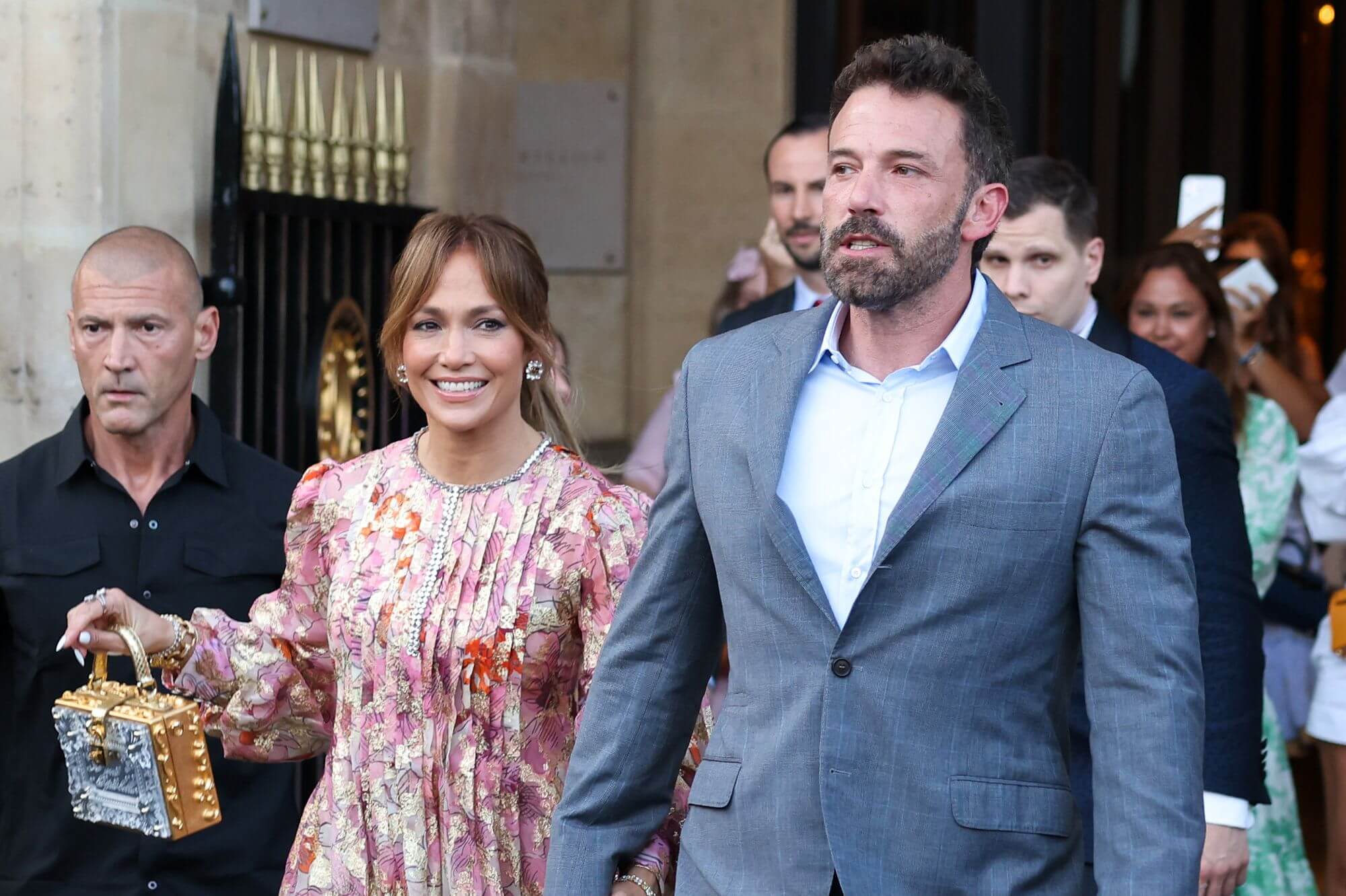 Ben Affleck and his wife Jennifer Lopez