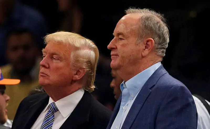 Trump and Bill O'Reilly on a Speaking Tour together.