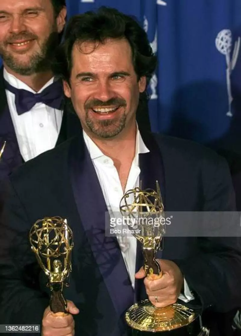 Dennis Miller was holding his awards