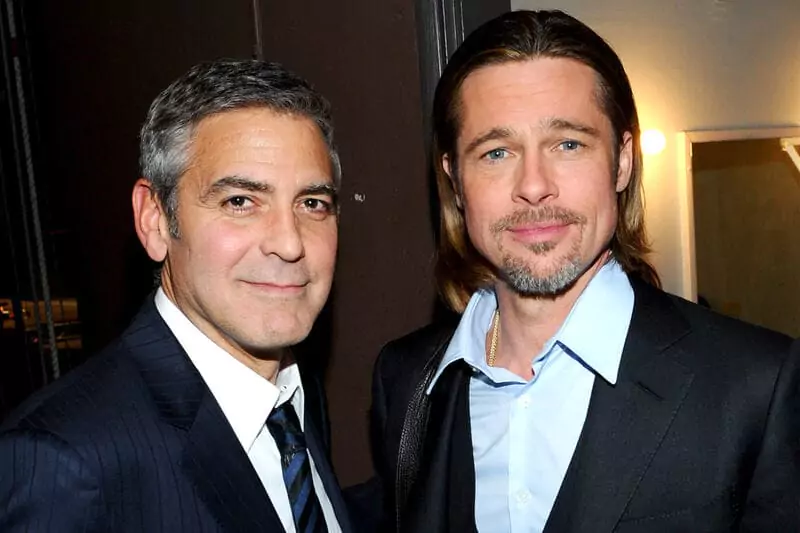 George Clooney reacts to Brad Pitt calling him the most handsome man