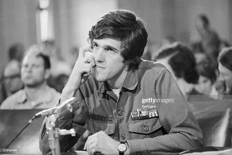 John Kerry as the director of the Vietnam Veterans Against the War