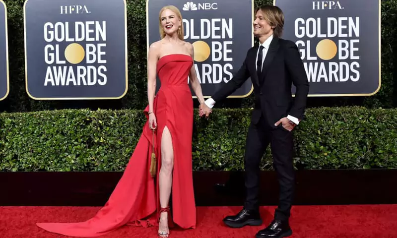 Nicole Kidman and Keith Urban in Golden Globe Award.
