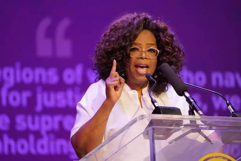 Oprah Winfrey talked about her childhood
