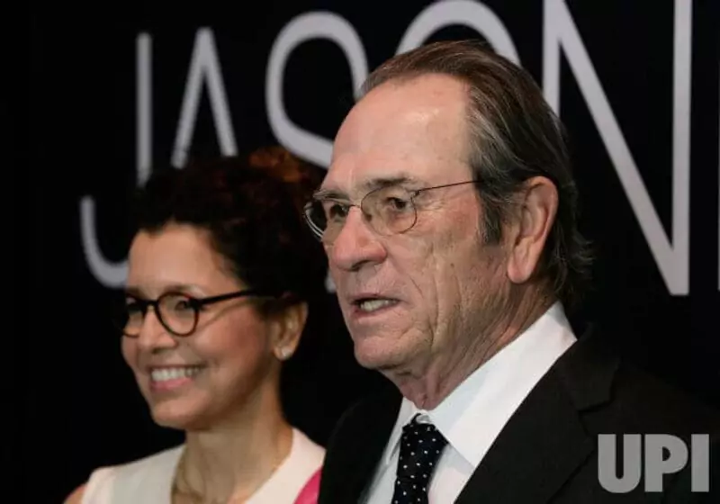 Tommy Lee Jones and Dawn Laurel Jones attend the 