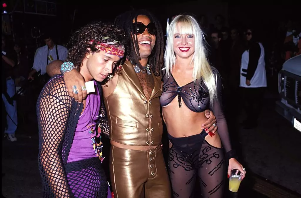 Pauly Shore, Lenny Kravitz and Savannah 