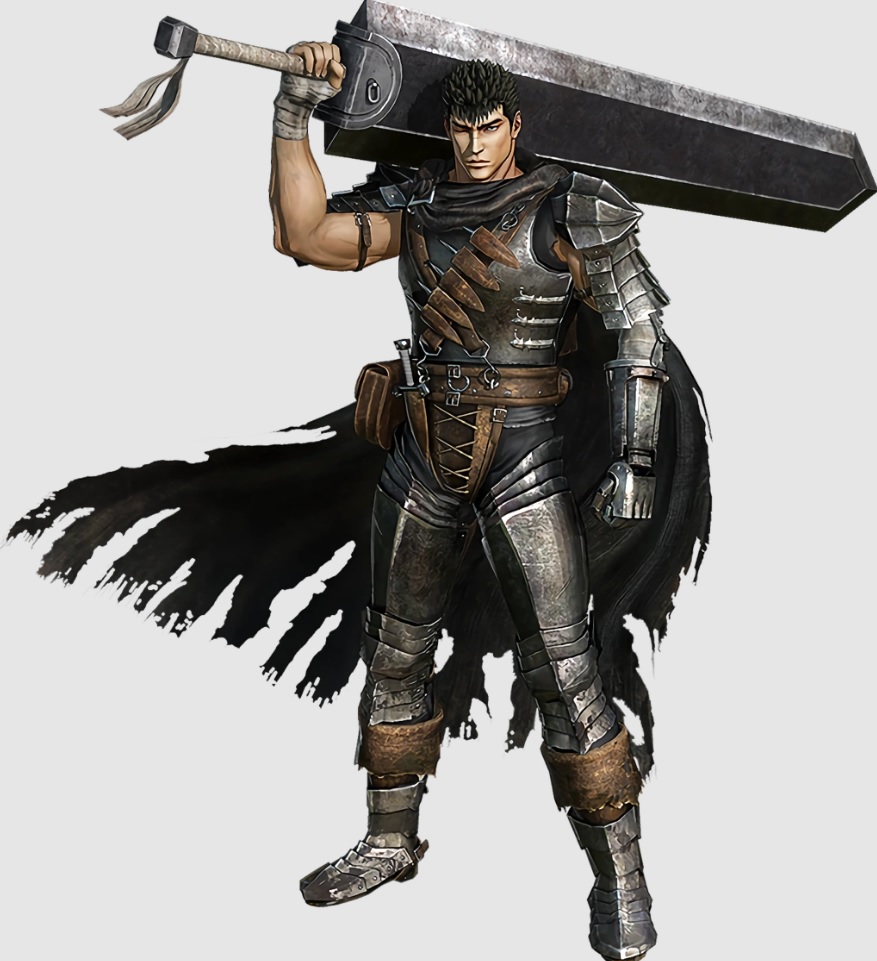 How tall is Guts - Famously known as The Black Swordsman