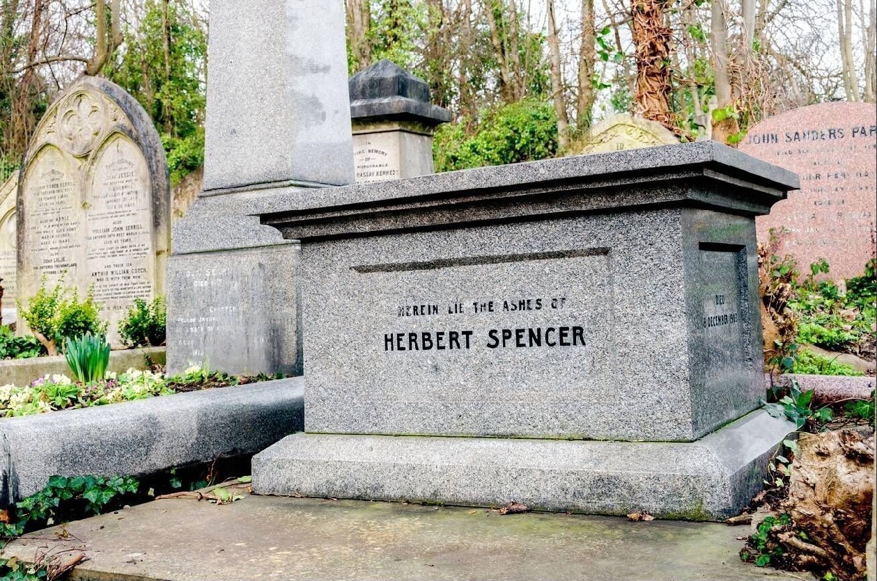 Where was Herbert Spencer buried?