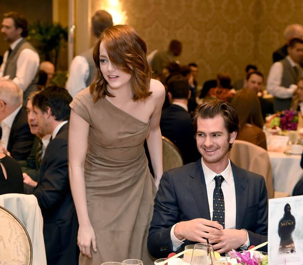 Emma Stone and andrew garfield