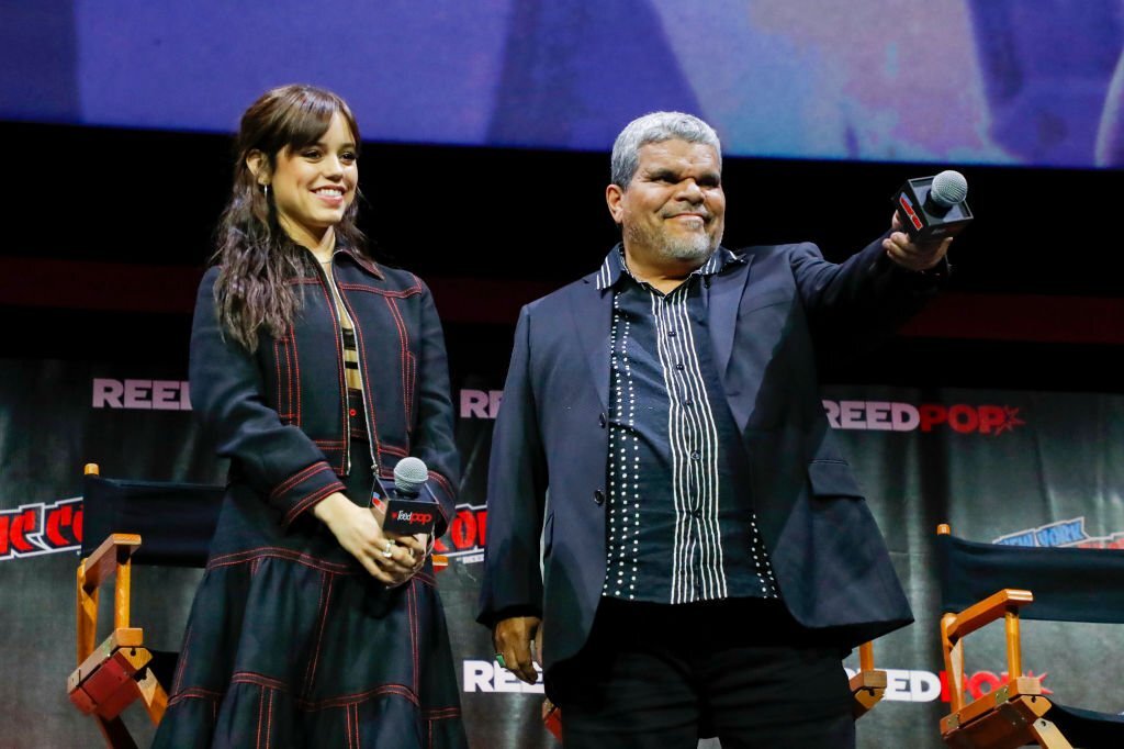 jenna ortega onstage as Netflix Presents: Wednesday during New York Comic Con 2022