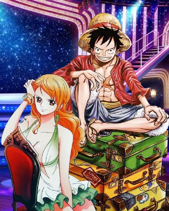 Nami and monkey d luffy