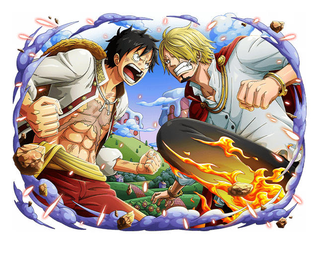 sanji and monkey d luffy